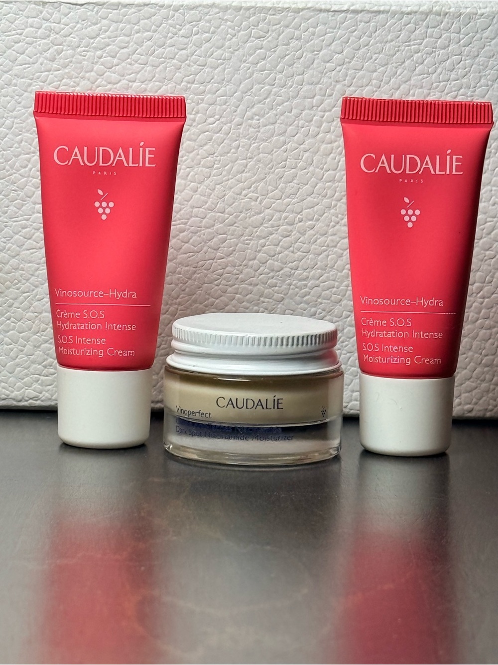 Caudalie Vinosource-Hydra Intense Moisturizing Cream + dark spot moisturizer